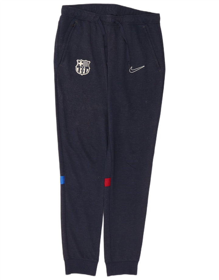 Nike Mens Barcolana Tracksuit Trousers Joggers Medium Navy Blue Colourblock