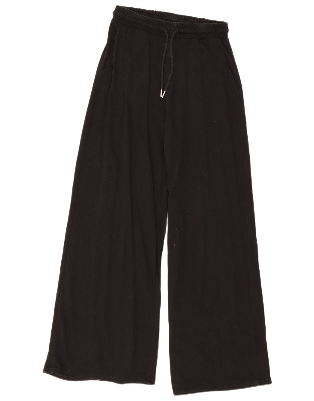 Zara Womens Tracksuit Trousers UK 14 Medium  Black Cotton
