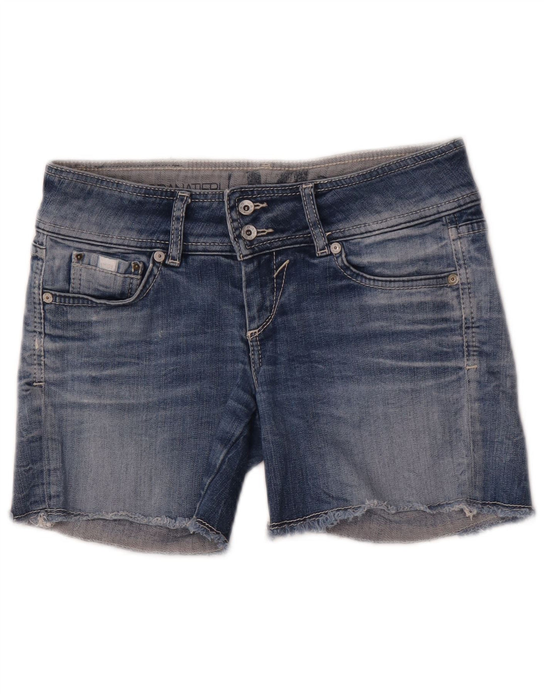 GUESS Womens Denim Shorts W26 Small Blue Cotton