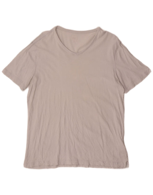 Gap Mens T-Shirt Top Medium Grey Cotton