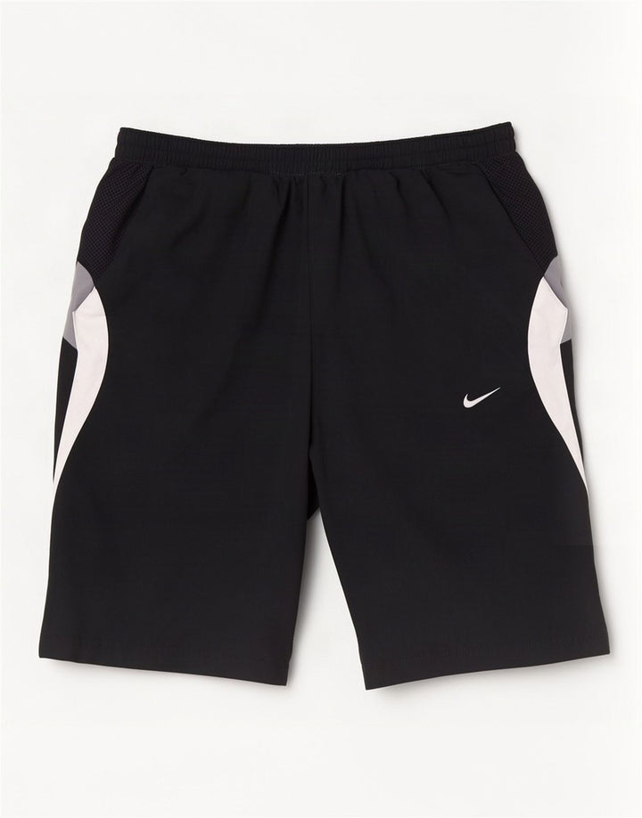 Nike Mens Sport Shorts Small Black Colourblock Polyester