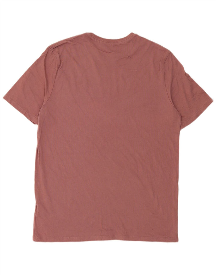 Calvin Klein Mens T-Shirt Medium Brown Cotton