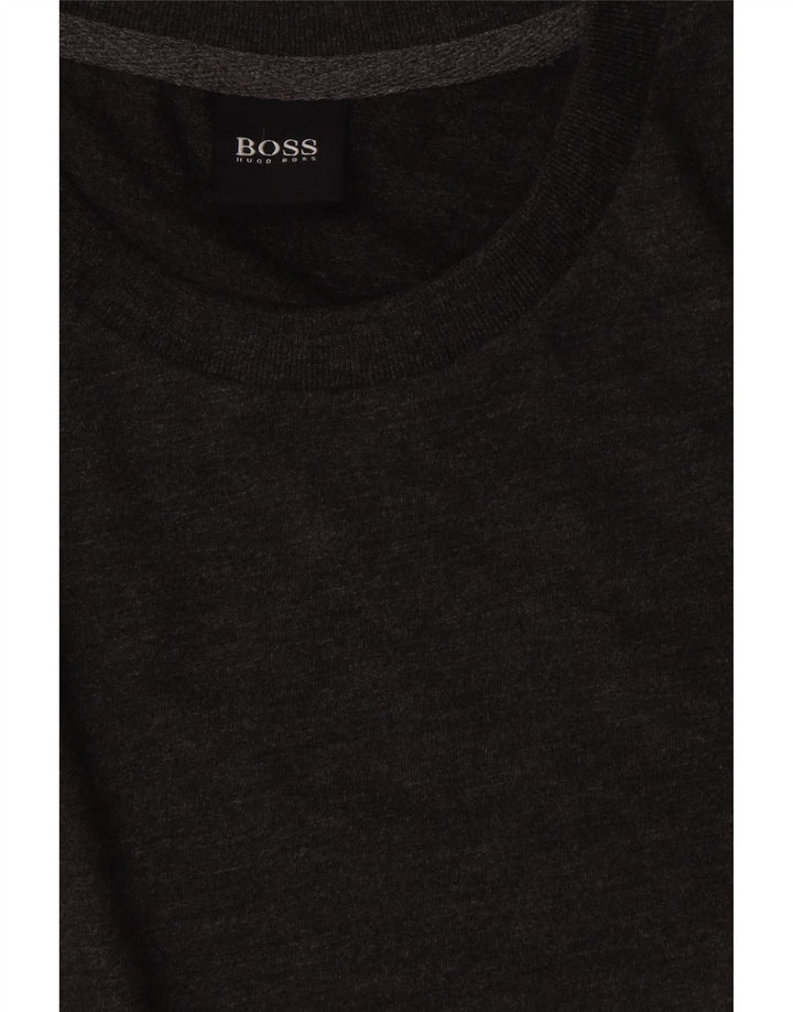 HUGO BOSS Mens T-Shirt Top Large Grey Cotton Vintage Hugo Boss and Second-Hand Hugo Boss from Messina Hembry 
