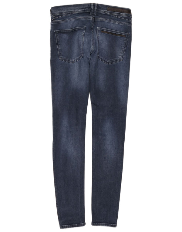 Zara Mens Skinny Jeans EU 42 Large W32 L32 Blue Cotton