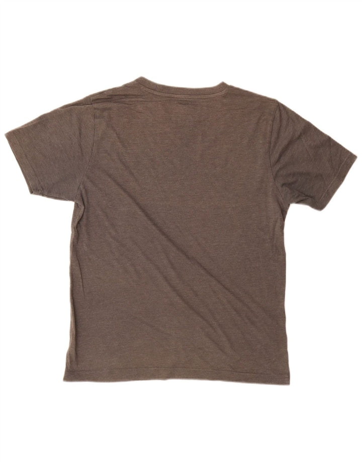 New Balance Mens Graphic T-Shirt Top Medium Grey