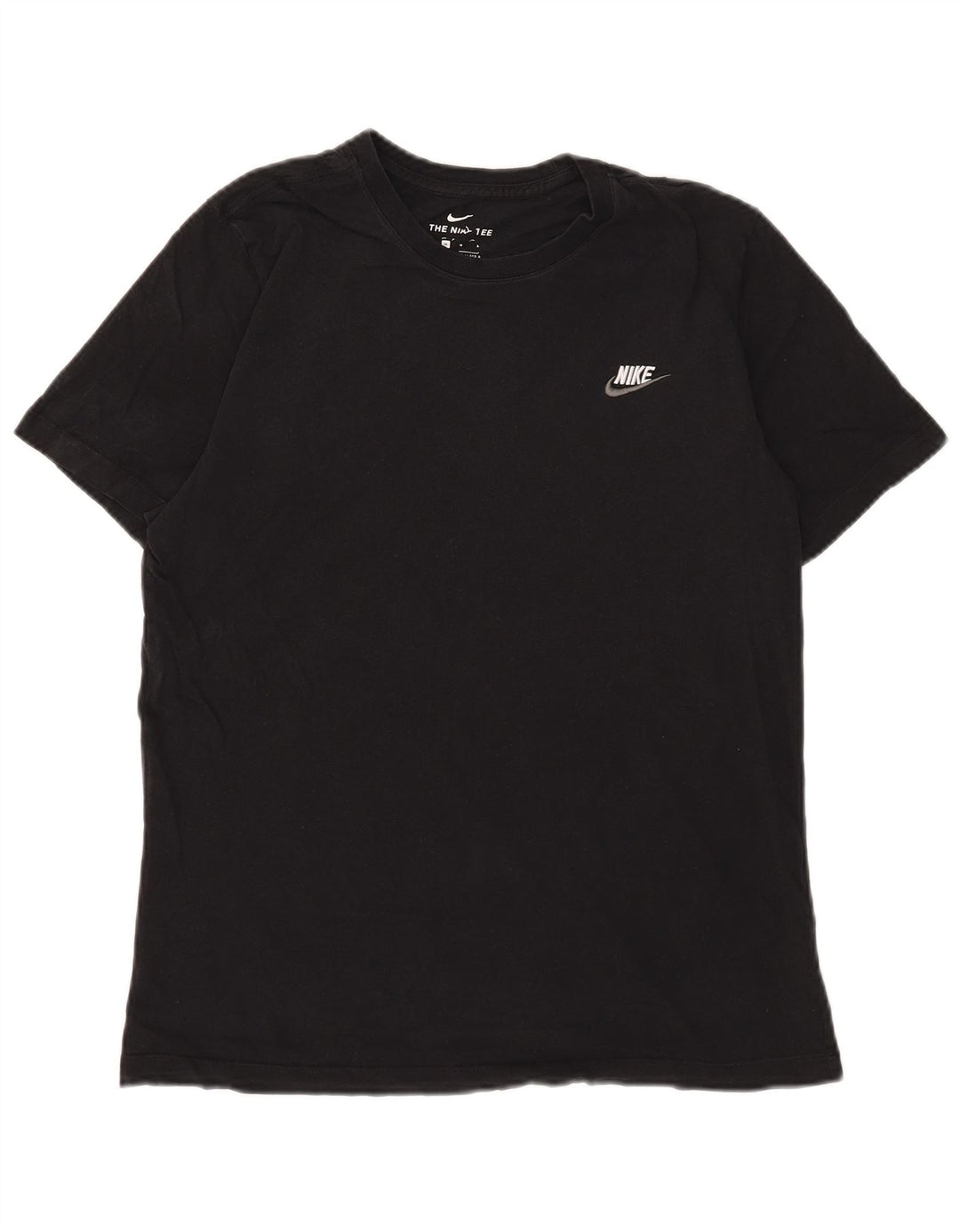 Nike Mens Graphic T-Shirt Top Medium Black Cotton