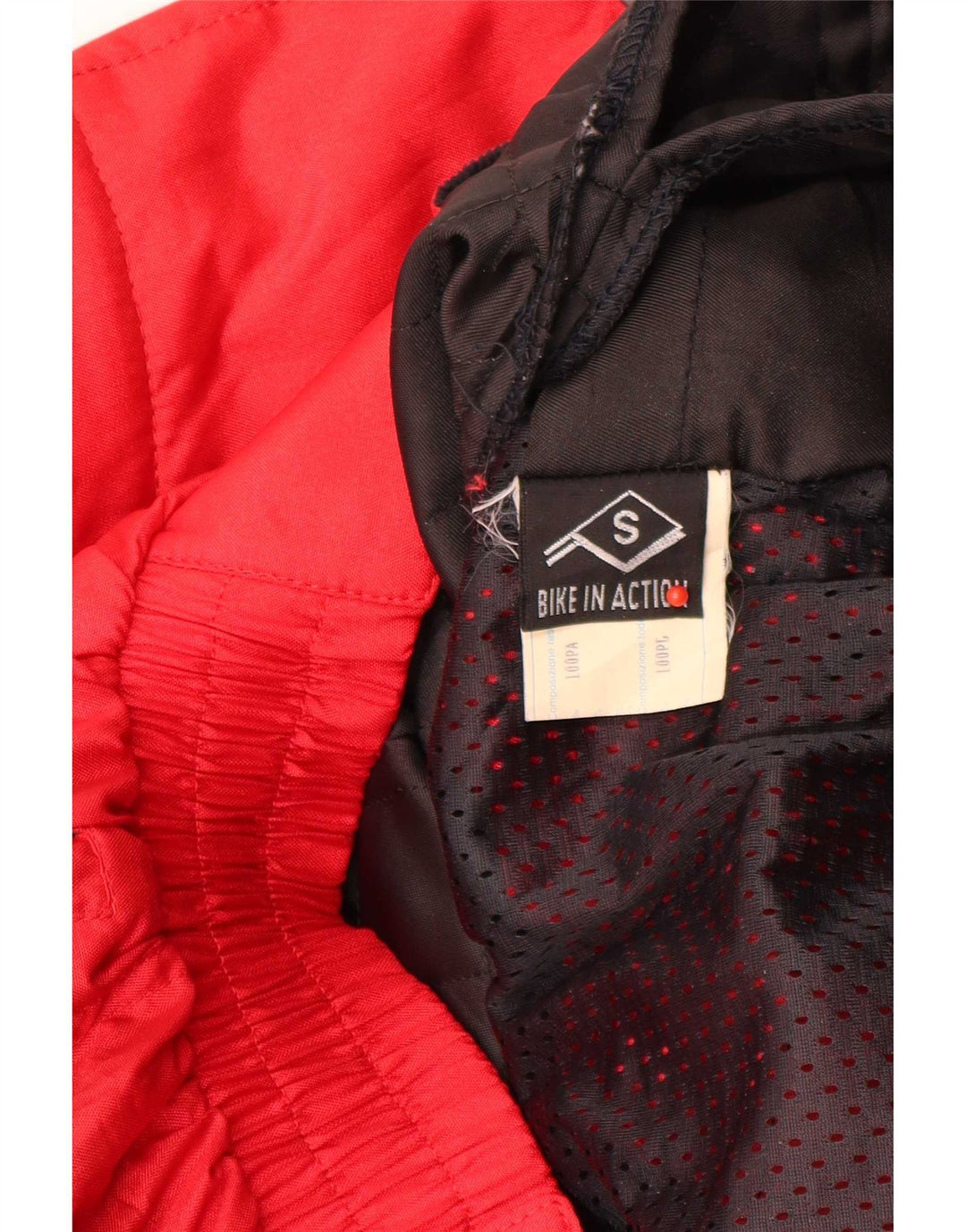 Spidi Mens Motorstyle Racing Jacket UK 36 Small Red Colourblock Polyamide