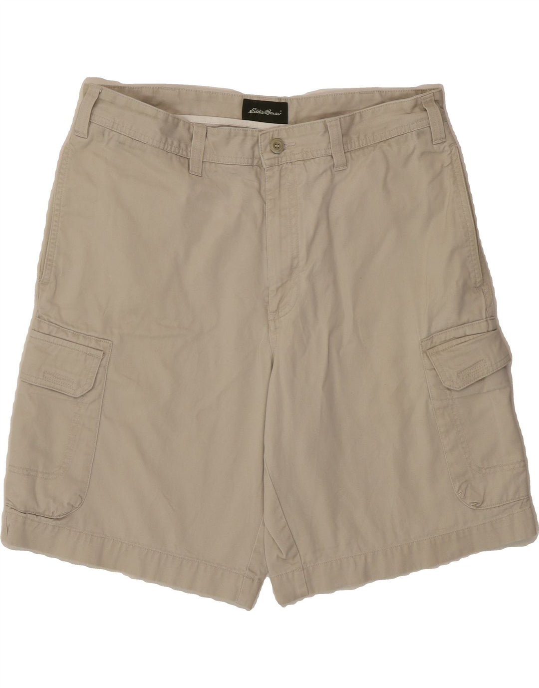 EDDIE BAUER Mens Cargo Shorts W36 Large Beige Cotton Vintage Eddie Bauer and Second-Hand Eddie Bauer from Messina Hembry 