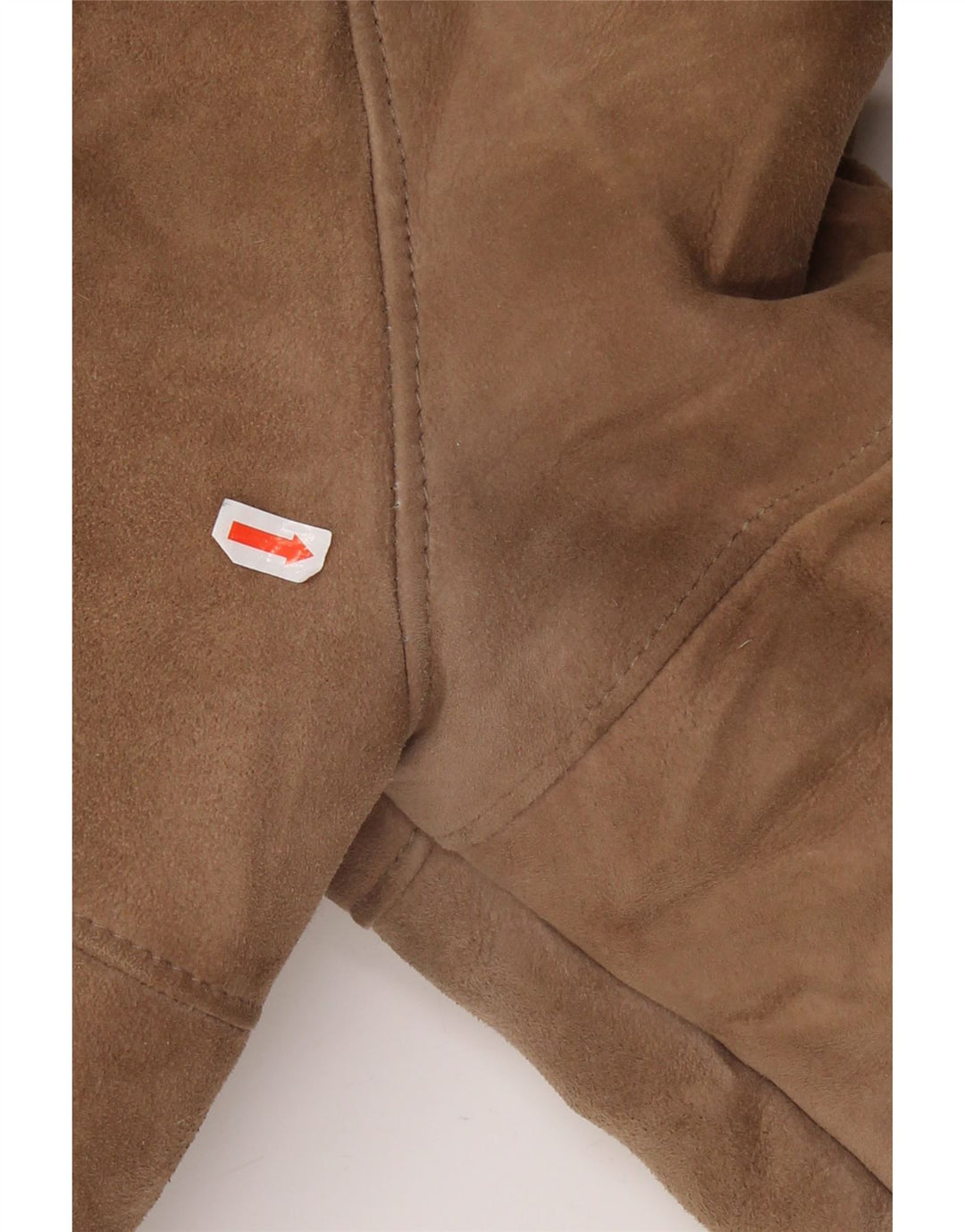 Vintage Womens Shearling Coat EU 42 Large Beige Shearling