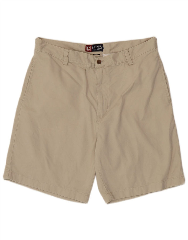 Chaps Mens Chino Shorts W34 Large Beige