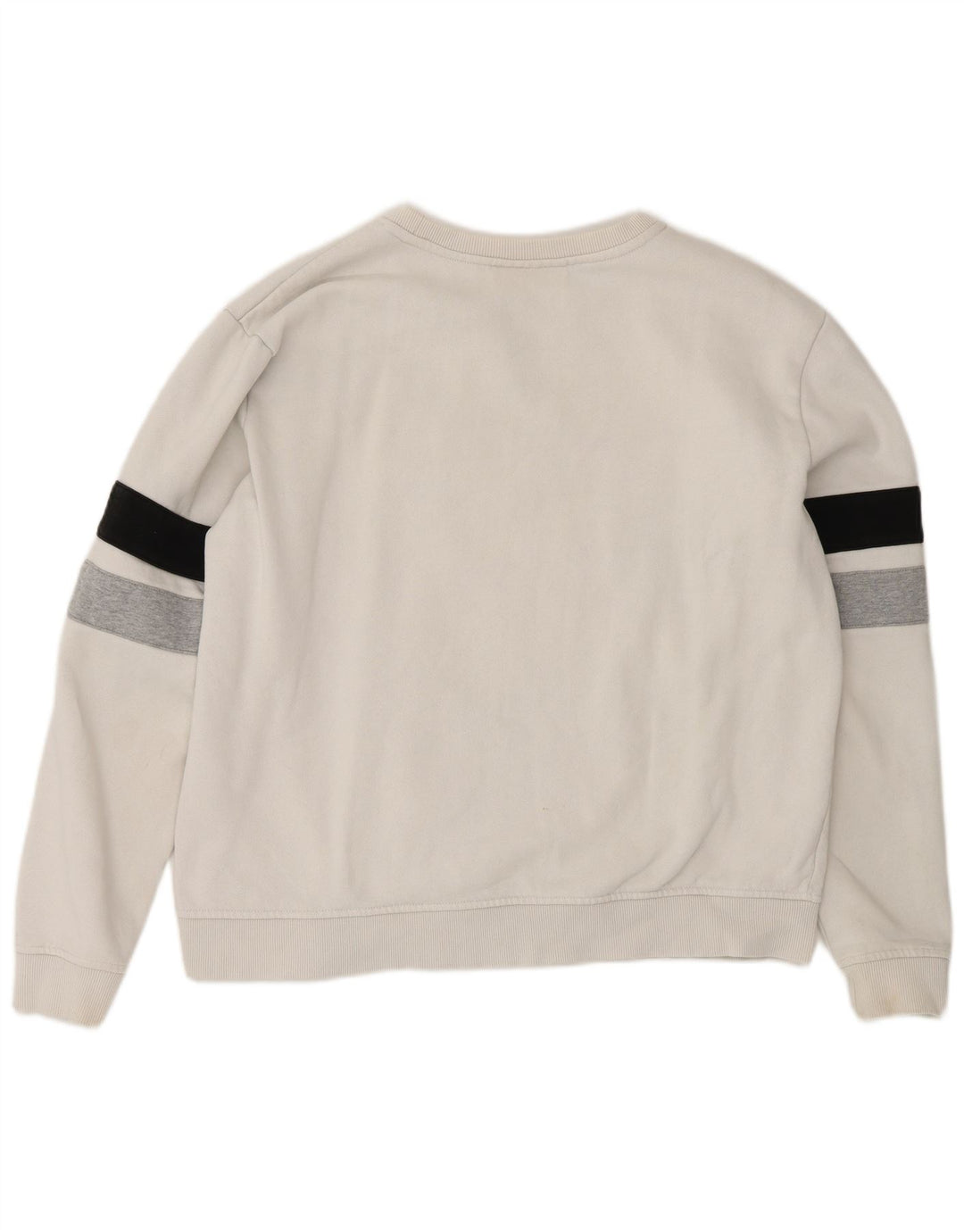 Fila Mens Graphic Sweatshirt Jumper Medium White Colourblock Cotton