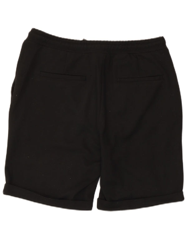 Zara Mens Sport Shorts Large  Black Polyester