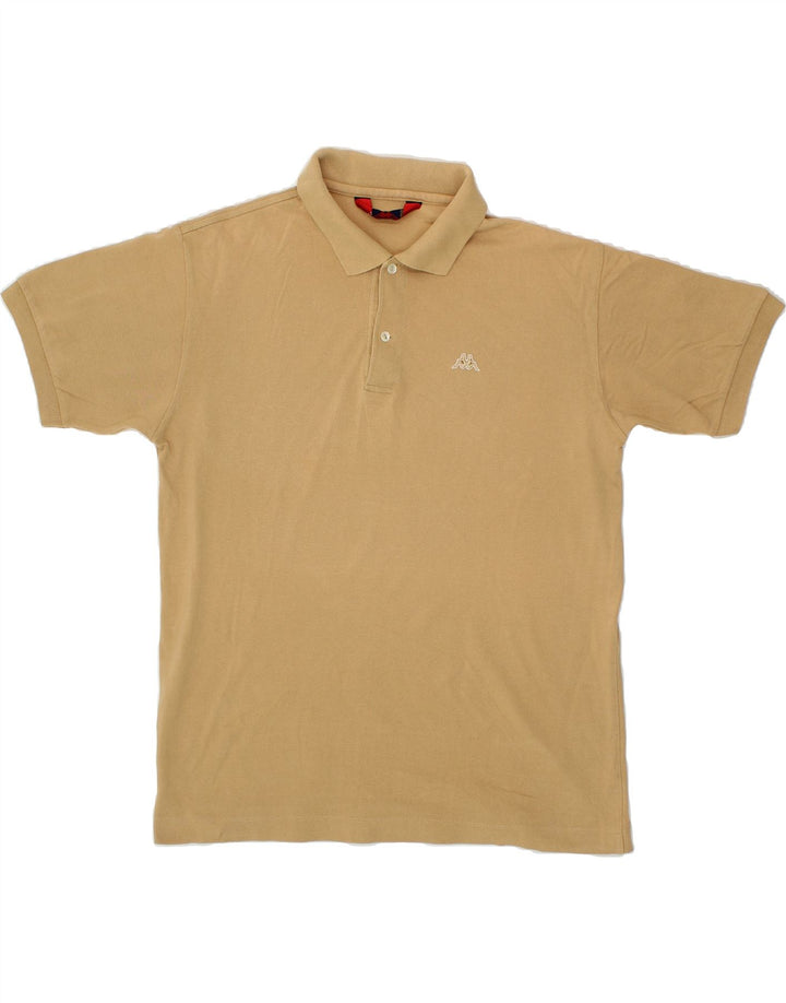 KAPPA Mens Polo Shirt XL Brown Cotton Vintage Kappa and Second-Hand Kappa from Messina Hembry 