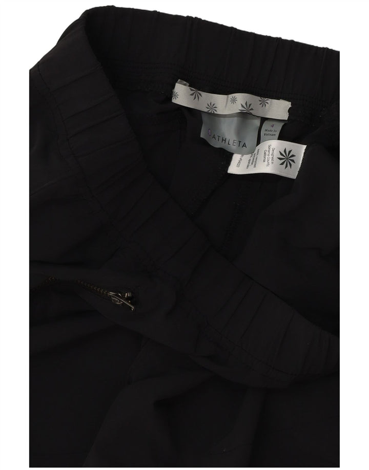 ATHLETA Womens Slim Casual Trousers US 4 Small W28 L28 Black Polyester