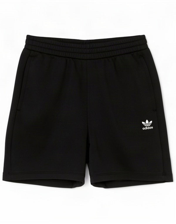 Adidas Womens Sport Shorts UK 8 Small Black Cotton