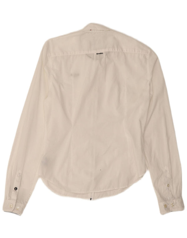 Gaastra Womens Shirt UK 10 Small White Cotton