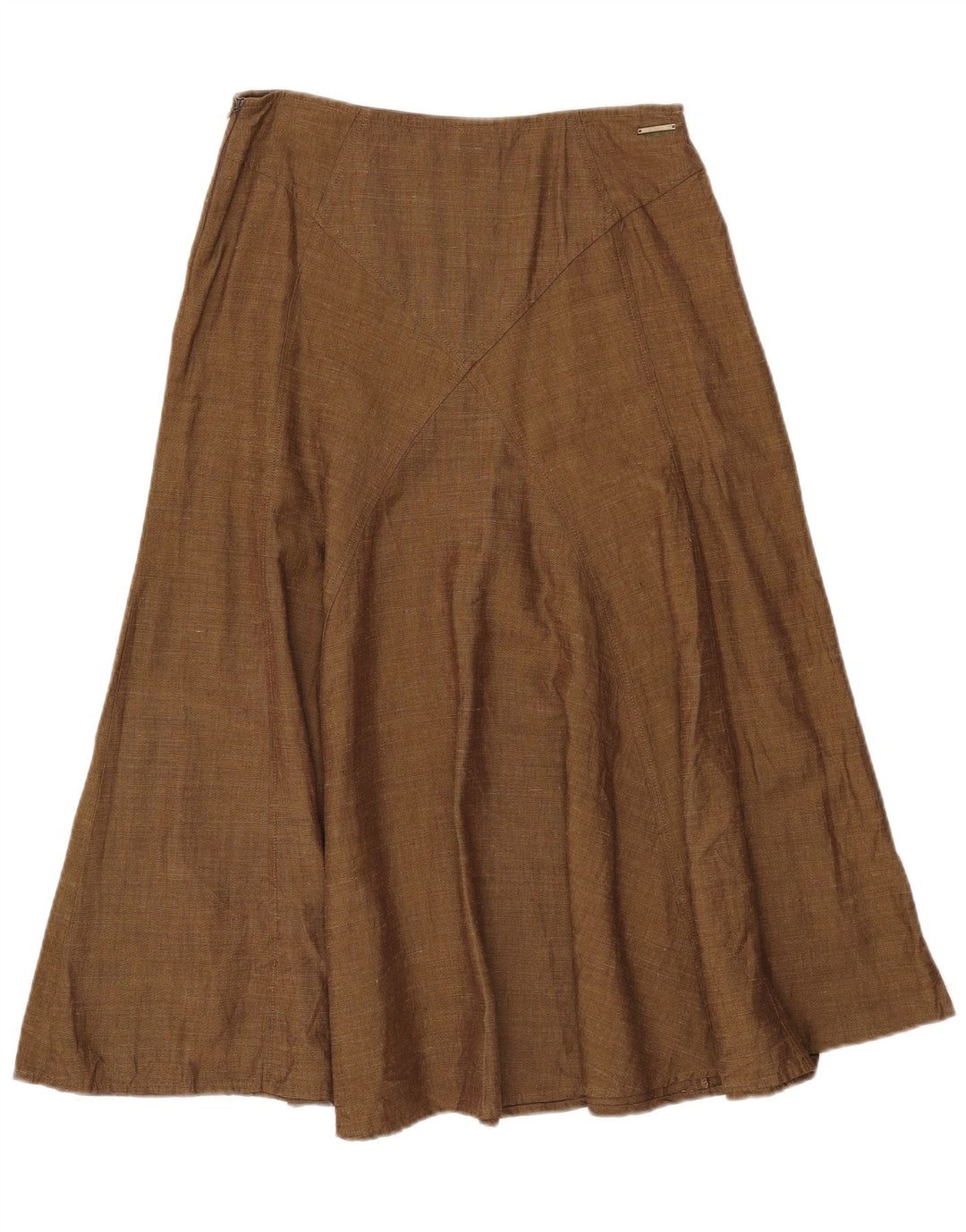 TRUSSARDI Womens A-Line Skirt IT 44 Medium W29  Brown Viscose