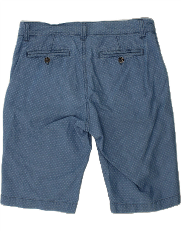 GUESS Boys Abstract Pattern Chino Shorts 13-14 Years W28  Blue Cotton Vintage Guess and Second-Hand Guess from Messina Hembry 