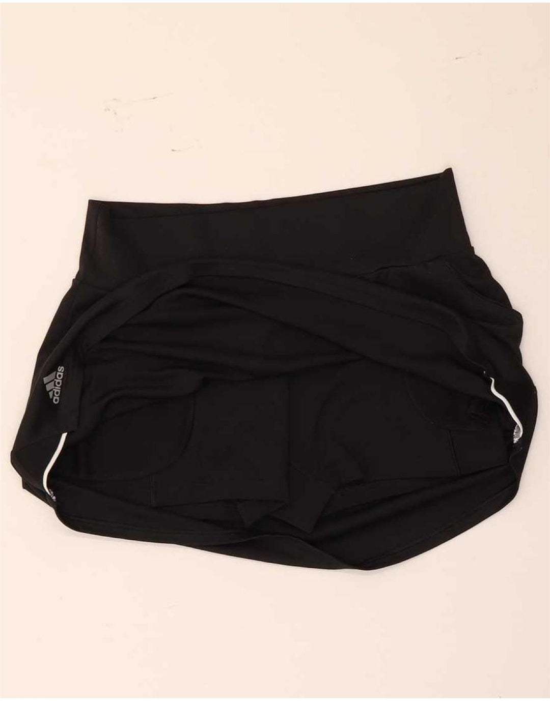 Adidas Womens Aeroready Skort UK 12/14 Medium Black Polyester