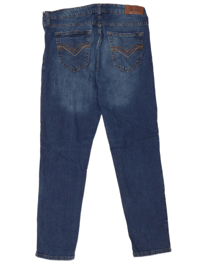 Izod Mens Skinny Jeans W34 L28 Blue