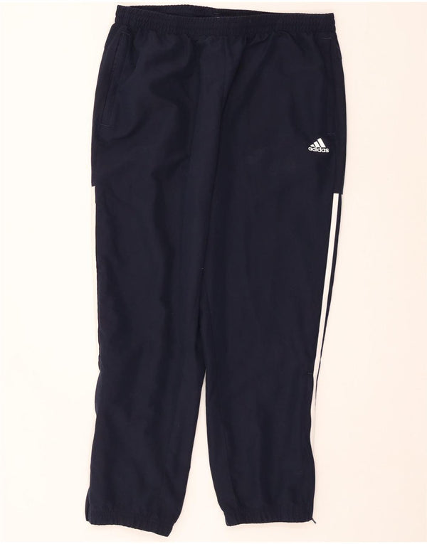 ADIDAS Mens Tracksuit Trousers Joggers Large  Navy Blue