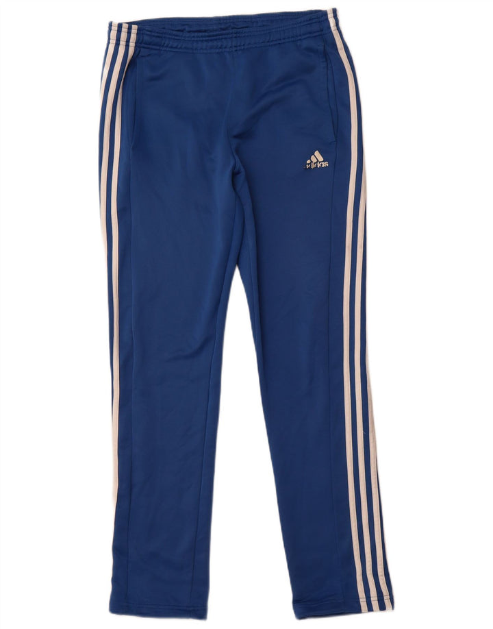 ADIDAS Mens Climalite Tracksuit Trousers XL Blue Polyester