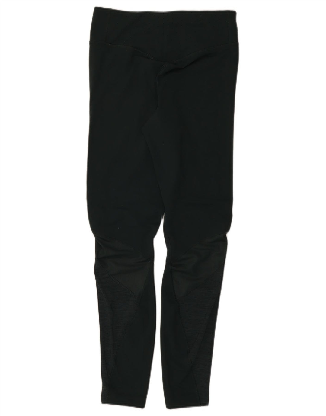 NIKE Womens Dri Fit Leggings UK 12 Medium Green Nylon