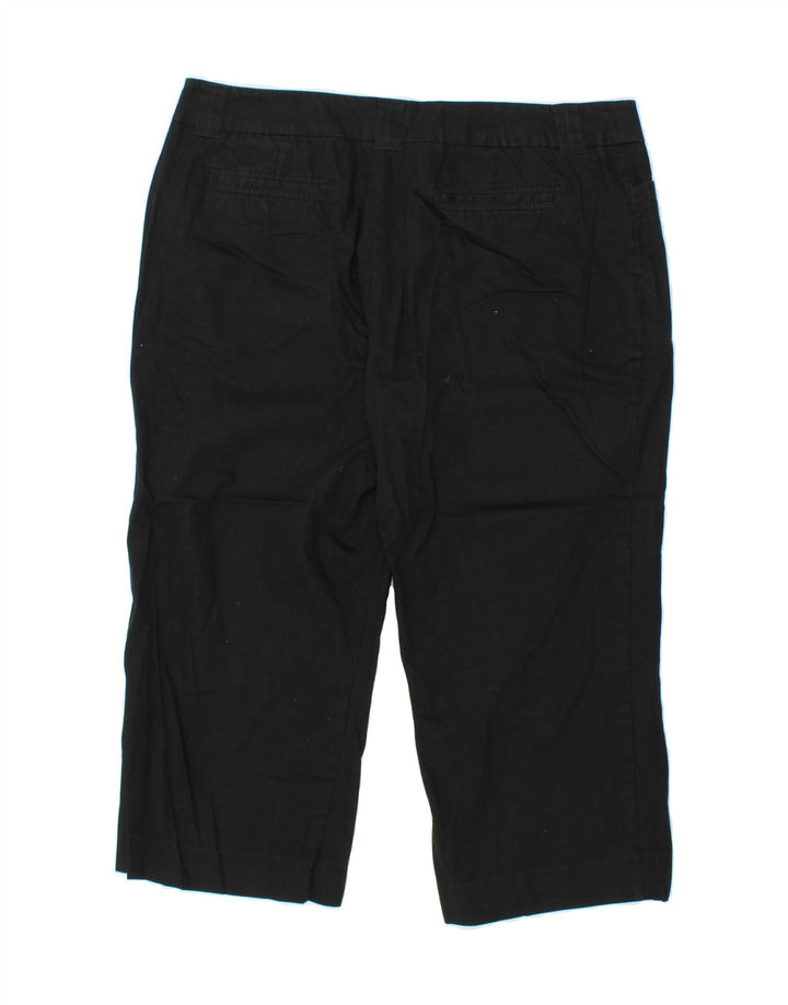 MOSSIMO Womens Capri Trousers 2XL W36 L23 Black Cotton Vintage Mossimo and Second-Hand Mossimo from Messina Hembry 