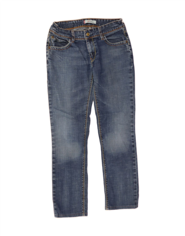 LEVI'S Womens 571 Regular Slim Jeans W32 L34 Blue Cotton Vintage Levi's and Second-Hand Levi's from Messina Hembry 
