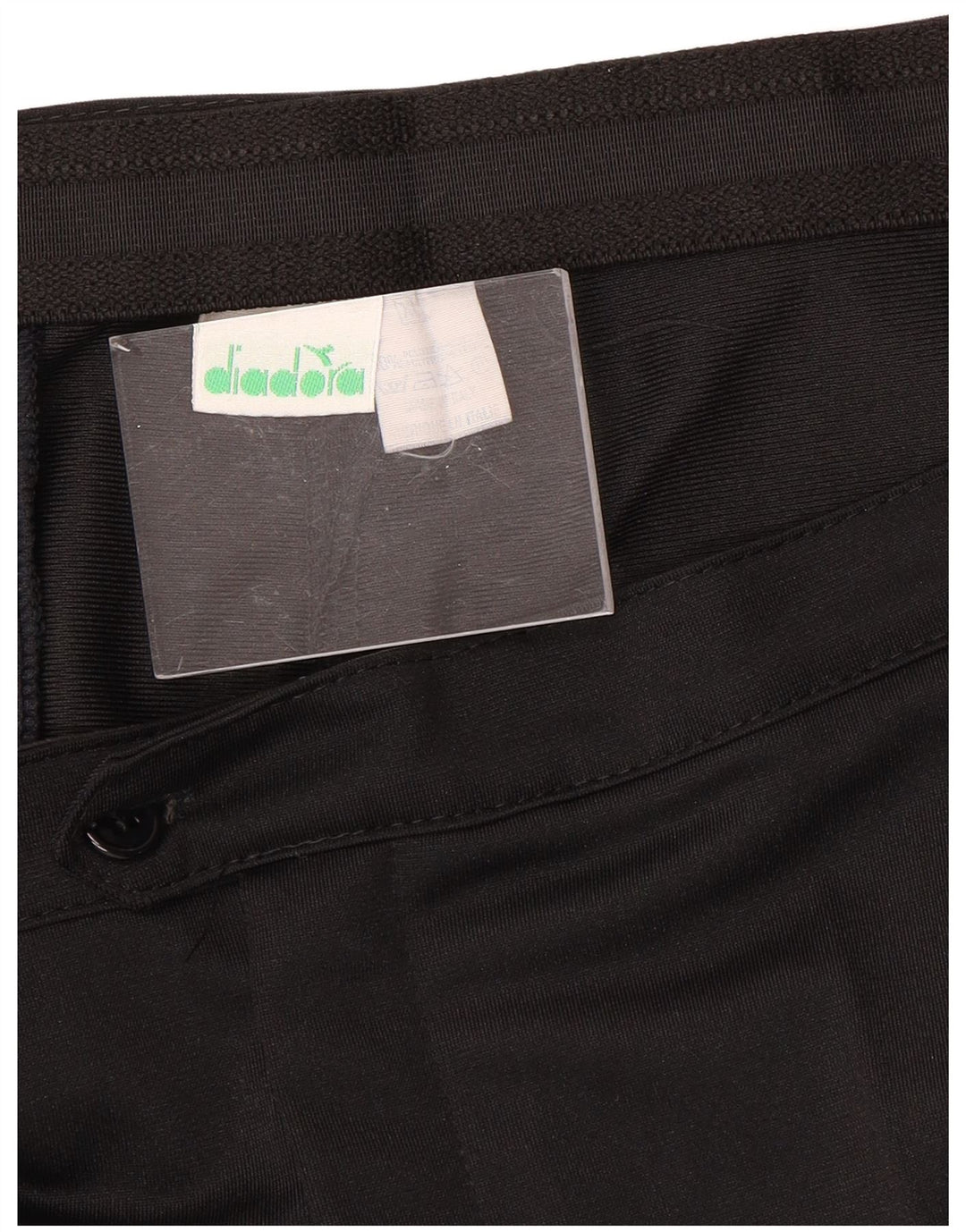 DIADORA Mens Chino Shorts XL W38 Black Polyester