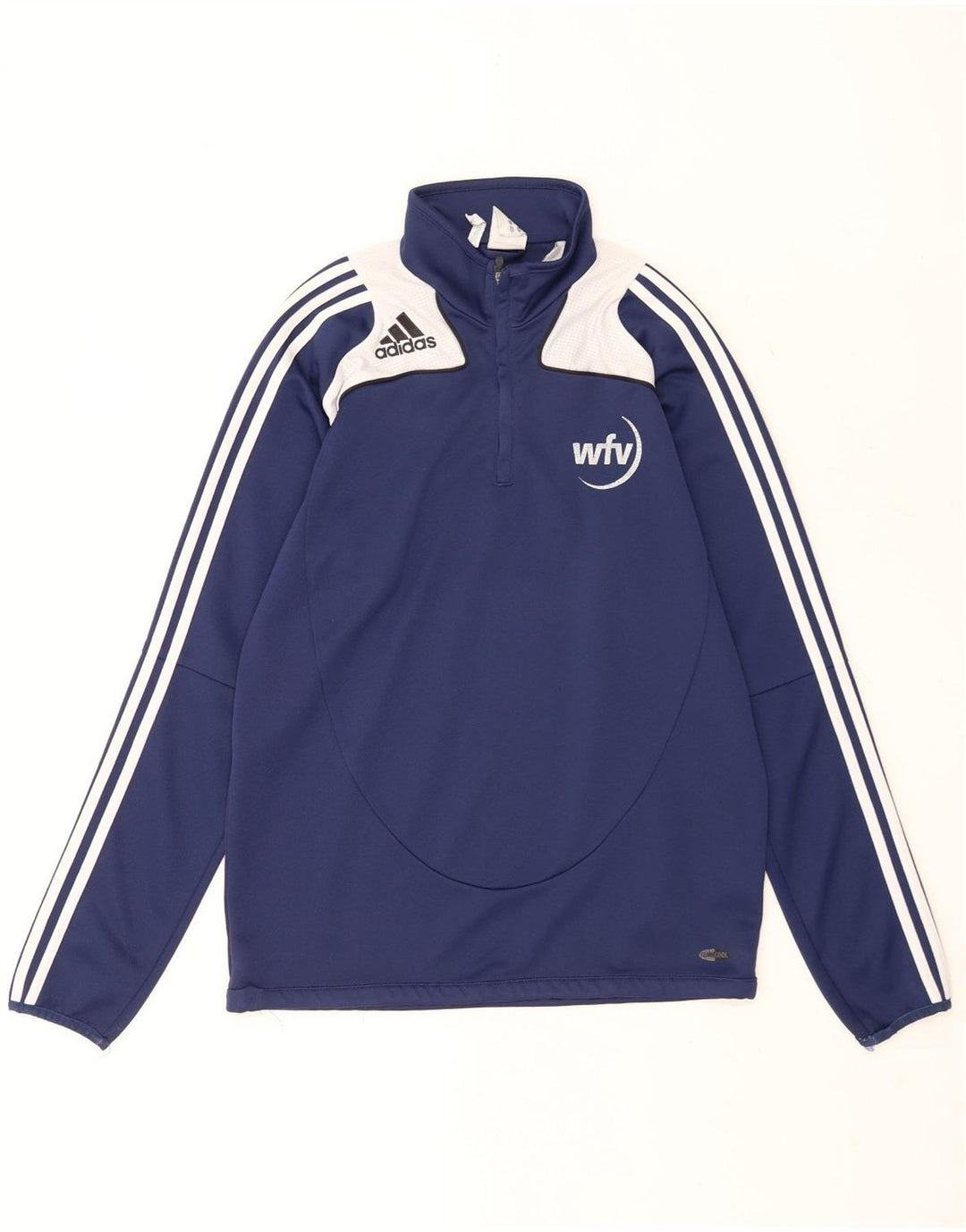 Adidas Mens Graphic Pullover Tracksuit Top UK 40/42 Medium Navy Blue