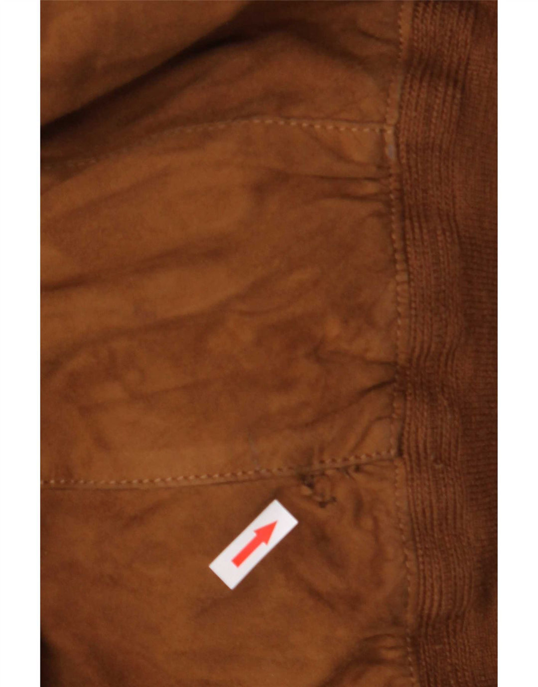 Vintage Mens Suede Jacket IT 48 Medium Beige