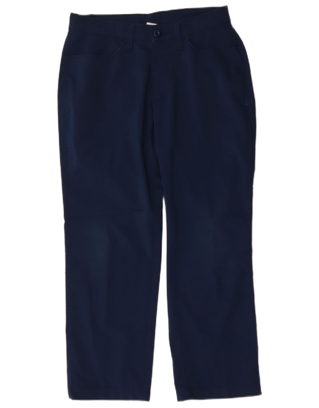 Under Armour Mens Straight Casual Trousers W30 L25 Navy Blue Polyester