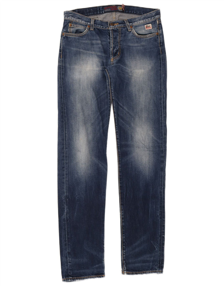 Roy Rogers Mens Straight Jeans IT 45 Small W31 L34 Blue