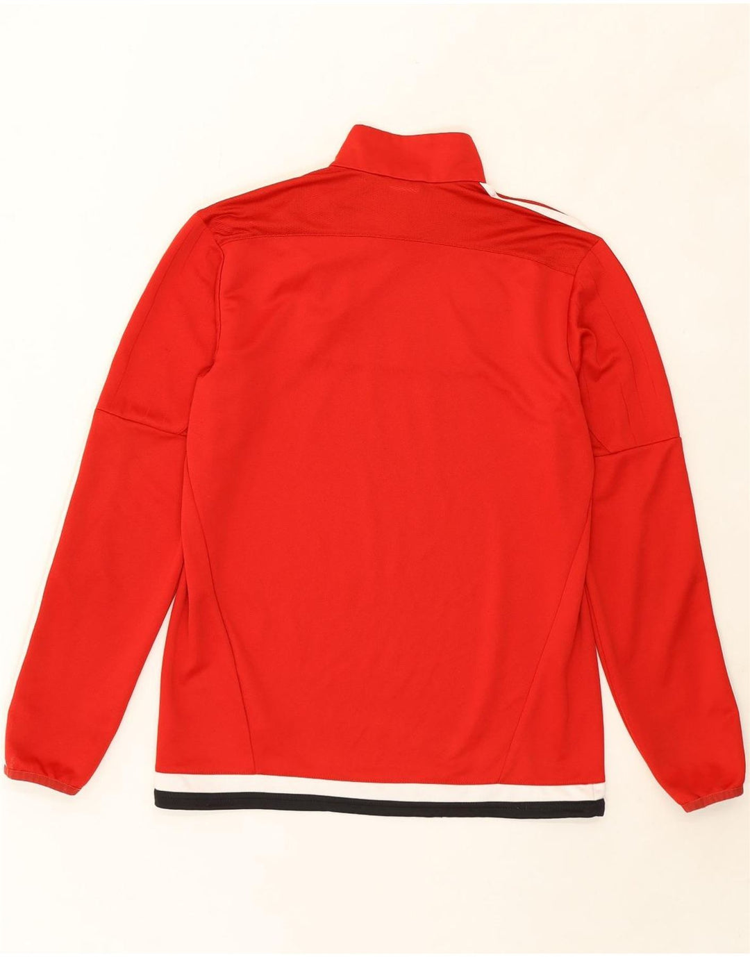 ADIDAS Mens Climacool Zip Neck Pullover Tracksuit Top Medium Red Polyester Vintage Adidas and Second-Hand Adidas from Messina Hembry 