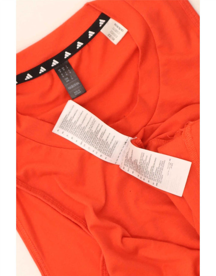 Adidas Mens Aeroready Vest Top Medium Orange Polyester