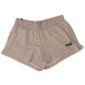 Puma Womens Sport Shorts UK 14 Medium Grey Cotton