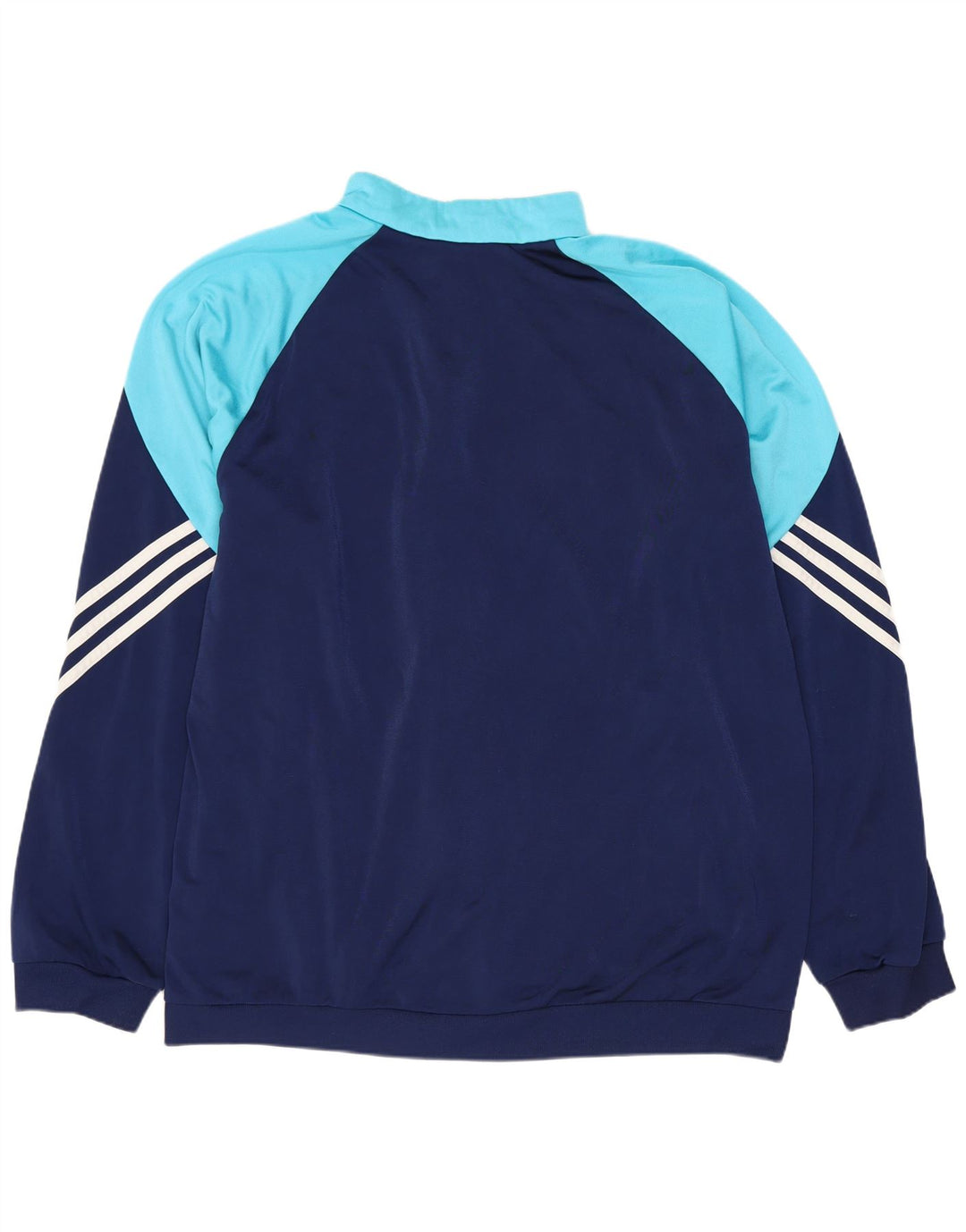 ADIDAS Mens Full Tracksuit XL  Navy Blue Colourblock Polyester