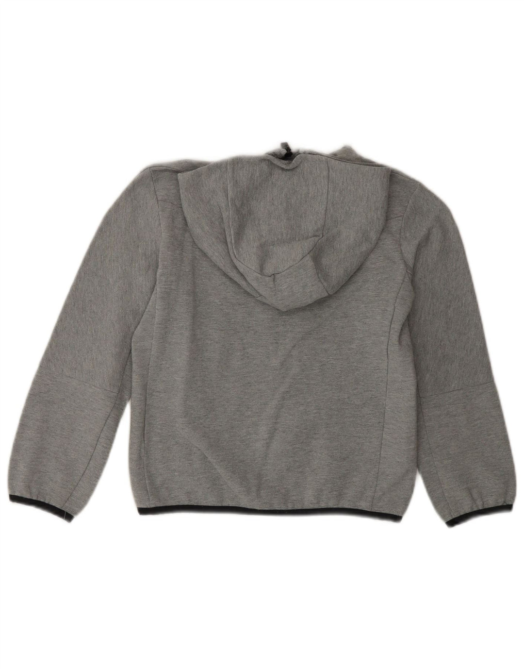 NIKE Boys Zip Hoodie Sweater 6-7 Years Large Grey