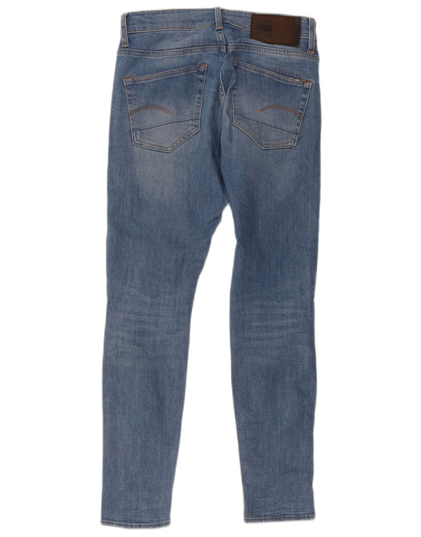 G-Star Mens Skinny Jeans W28 L30 Blue Cotton