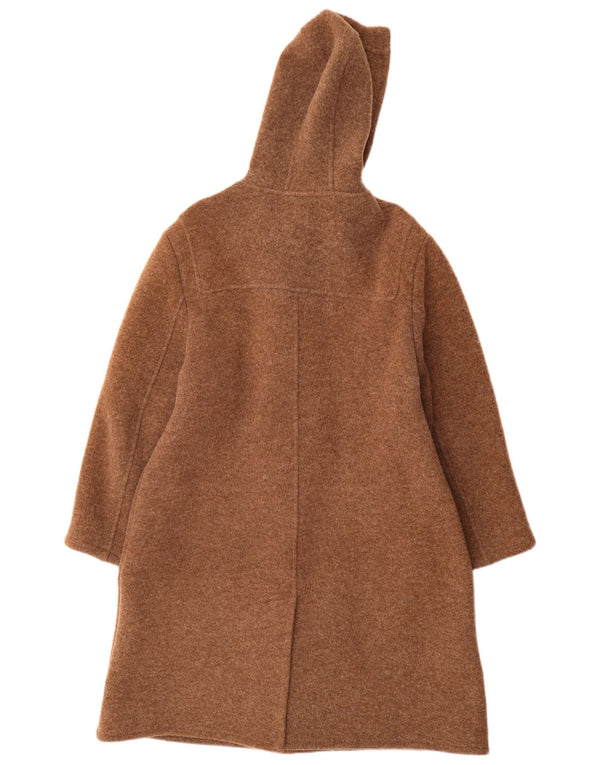 Isabella G Womens Hooded Duffle Coat UK 14 Medium Brown New Wool