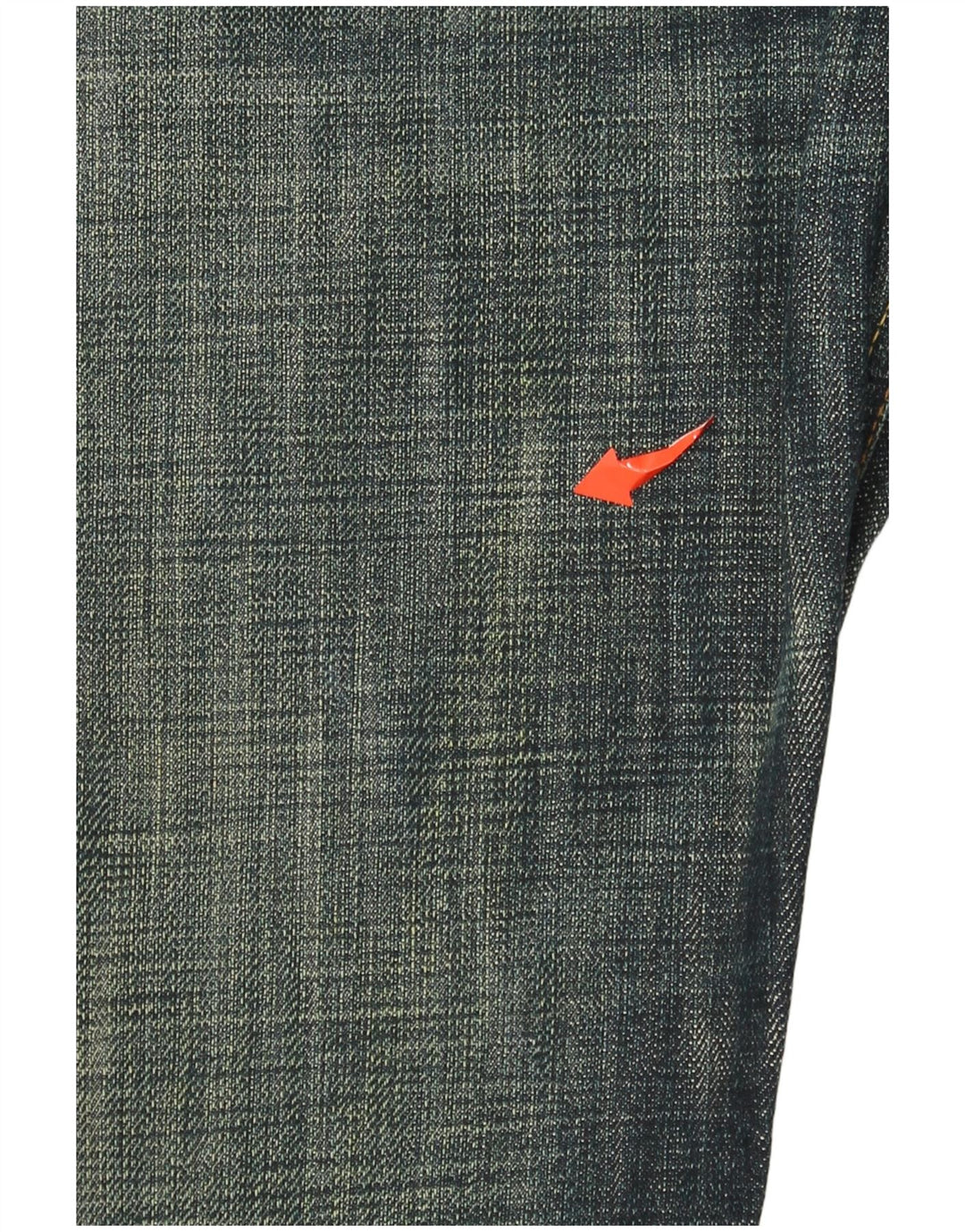 DIESEL Womens Straight Jeans W30 L34 Navy Blue Cotton