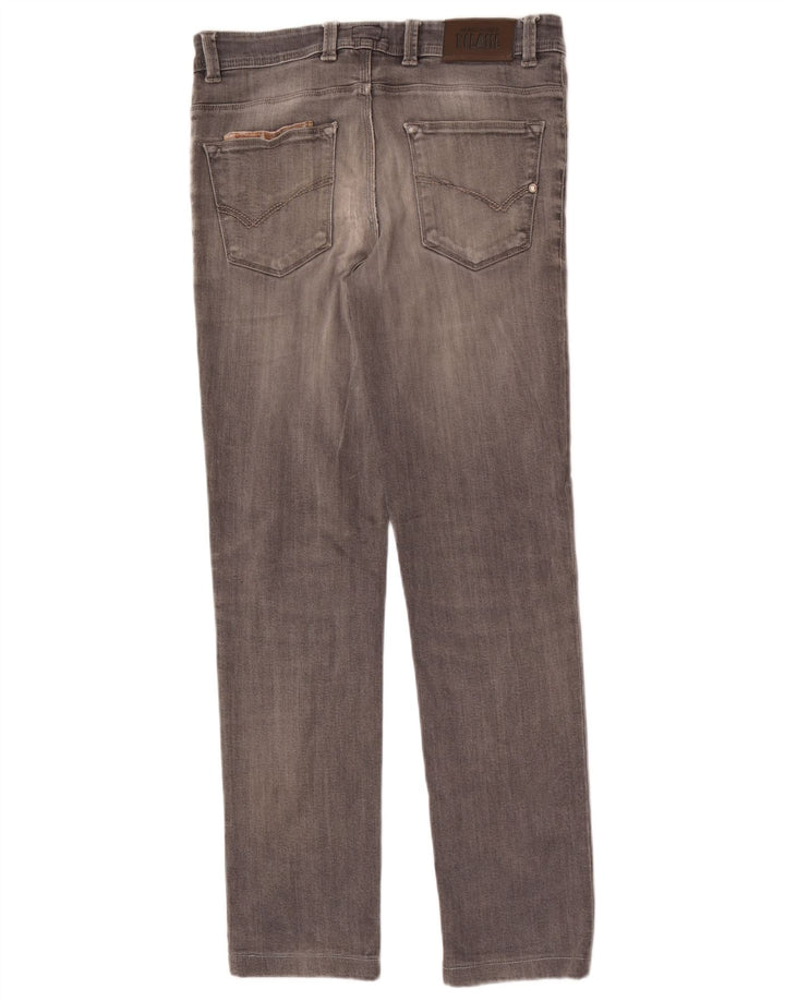 ALVIERO MARTINI Mens Slim Jeans W33 L31 Grey Cotton