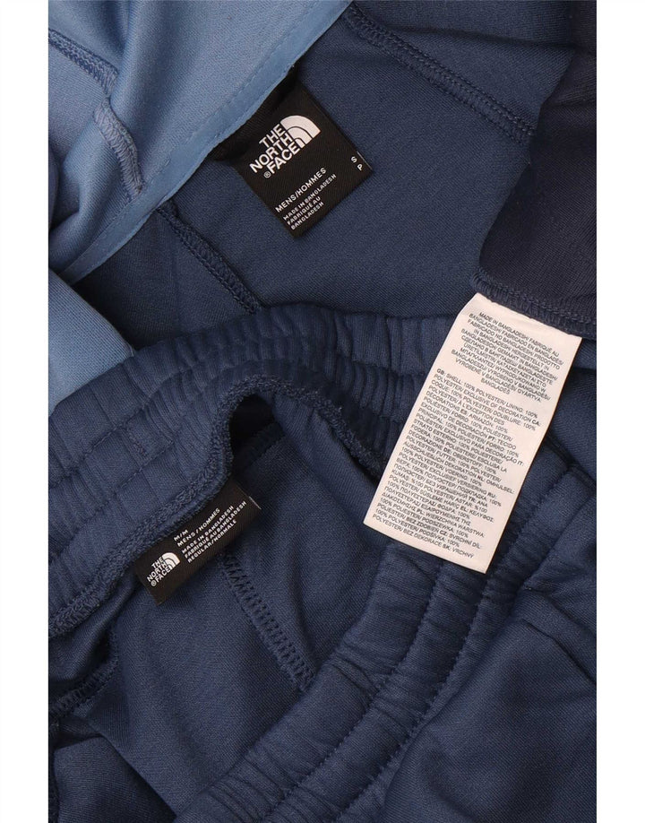 The North Face Mens Full Tracksuit Small Navy Blue Colourblock Polyester
