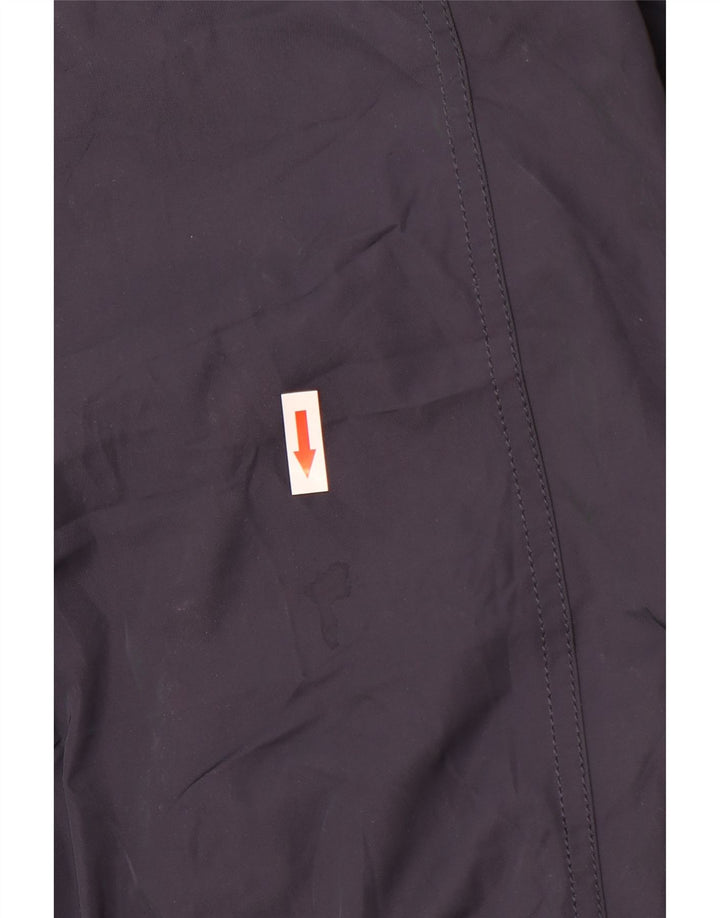 Zara Mens Bomber Jacket UK 40 Large Navy Blue Polyester