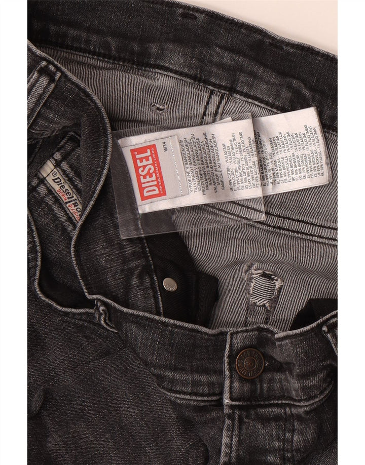 Diesel Mens Slim Jeans W34 L33 Grey Cotton
