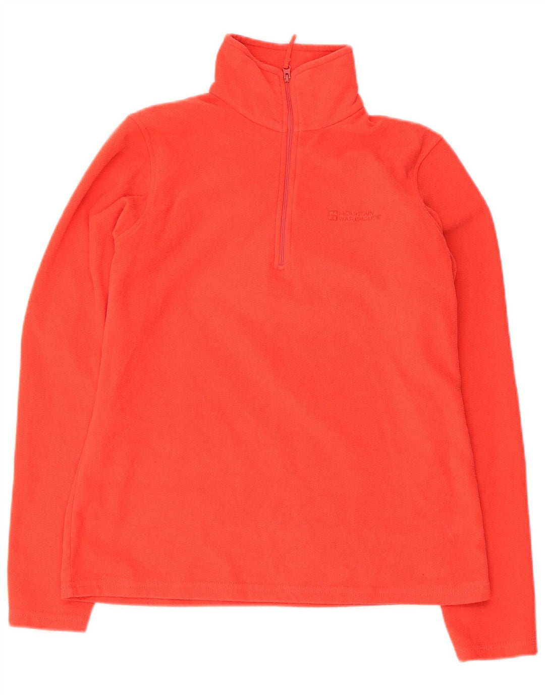 Mountain Warehouse Womens Zip Neck Fleece Jumper UK 14 Medium Red Polyester