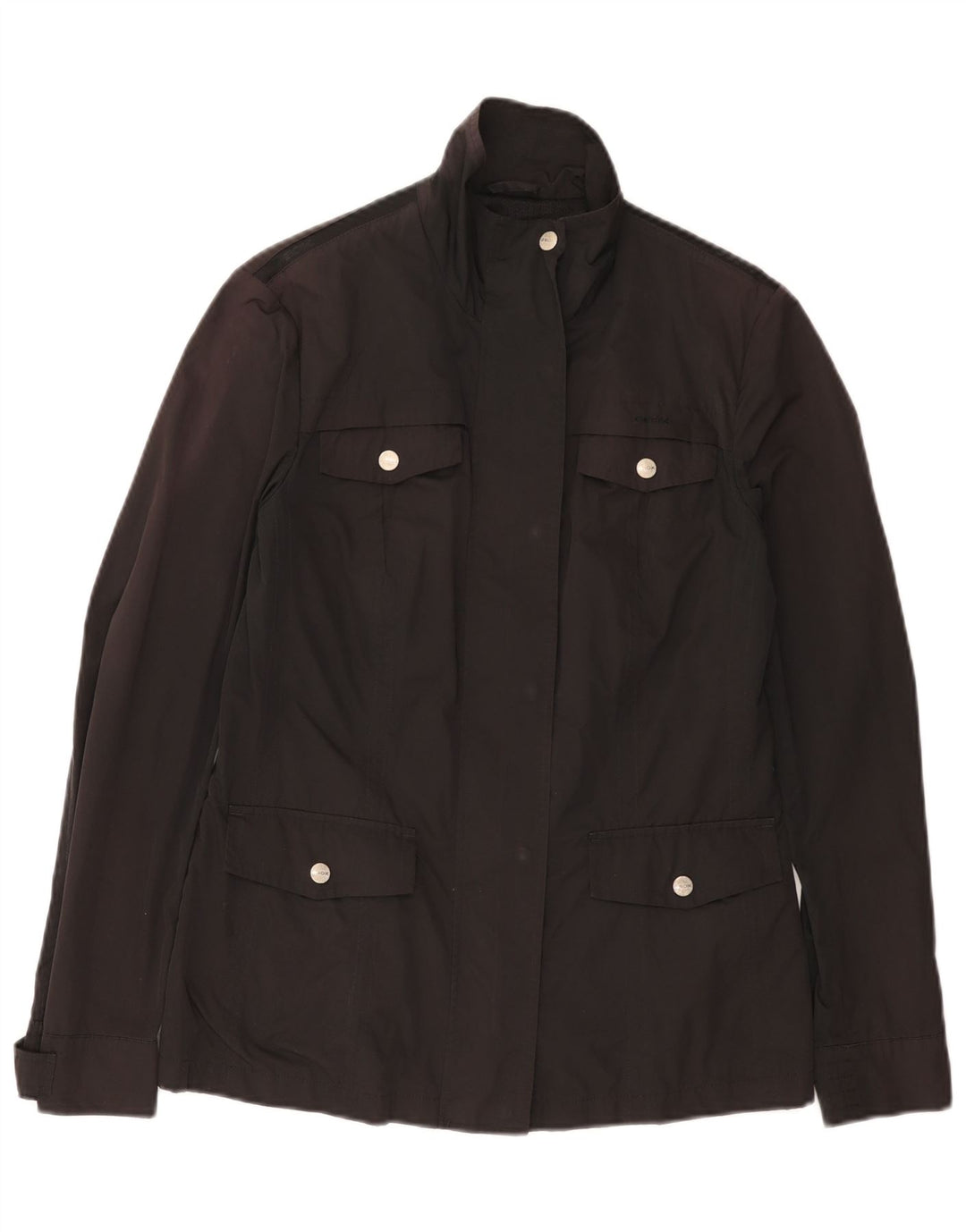 Geox Womens Respira Utility Jacket UK 10 Small Black Polyester