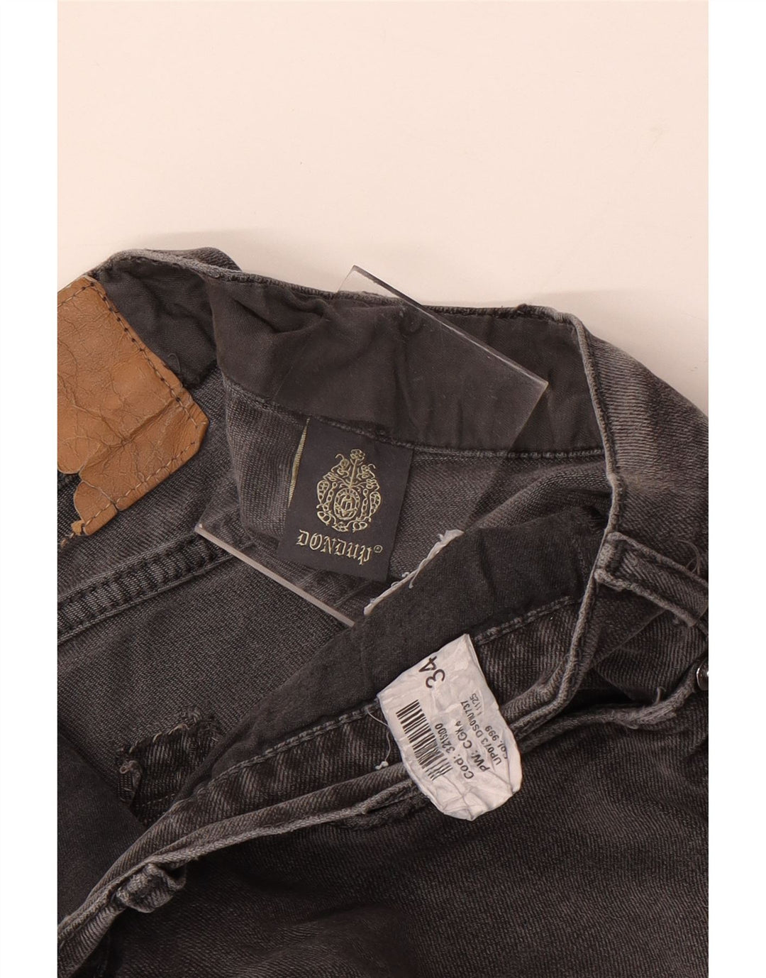 Dondup Mens Straight Jeans W34 L31 Grey