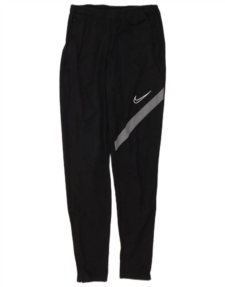 Nike Mens Tracksuit Trousers Small Black Colourblock Polyester